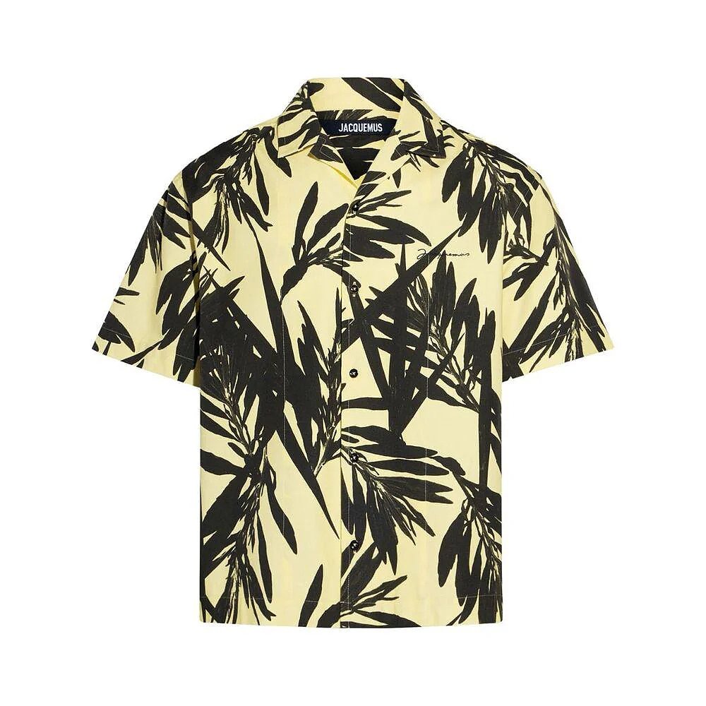 JACQUEMUS 男士衬衫 246SH20115852BF AW2024 黑色