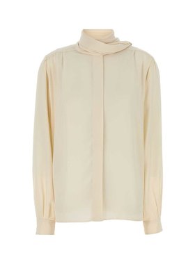 PRADA 女士衬衫 P416ISOOO167CF0304 SS2025 乳白色