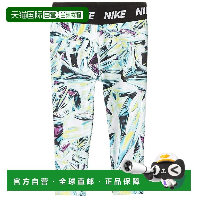 1h可退 香港直邮Nike 耐克 女童 Dri-FIT™ 印花打底裤(儿童)童装,童装/婴儿装/亲子装,裤子,淘宝优惠券,粉丝福利购,淘宝优惠卷
