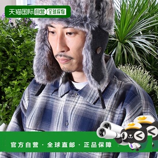 1h可退 日本直邮GLOSTER男装2WAY防寒飞行帽 耳罩可翻折丹宁尼龙