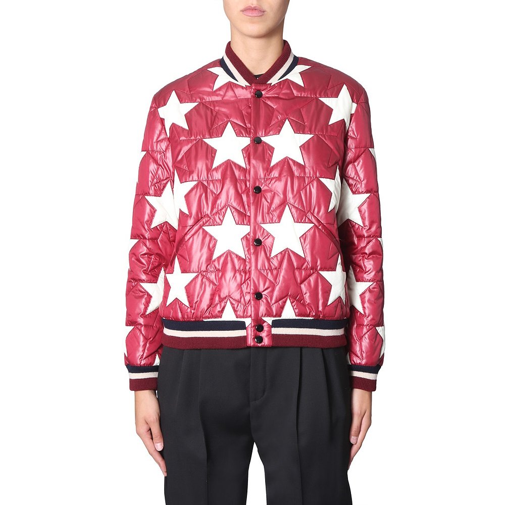 SAINT LAURENT 女士外套 580950 AW2019 酒红色