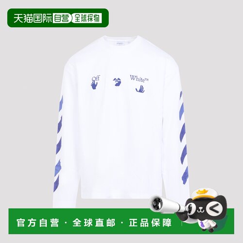 1h可退 香港直邮OFF-WHITE 男士T恤 44MAB09CF26J007100WHITE AW2