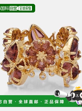 1h可退 香港直邮潮奢 ZIMMERMANN 女士 Bloom 镀金精饰戒指