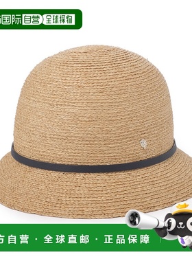 日本直邮HELEN KAMINSKI 拉菲草帽 圆冠帽 米色 女款 besa6 天然