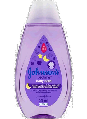 澳大利亚直邮Johnson's强生 婴儿舒眠沐浴露200ml/瓶 儿童宝宝