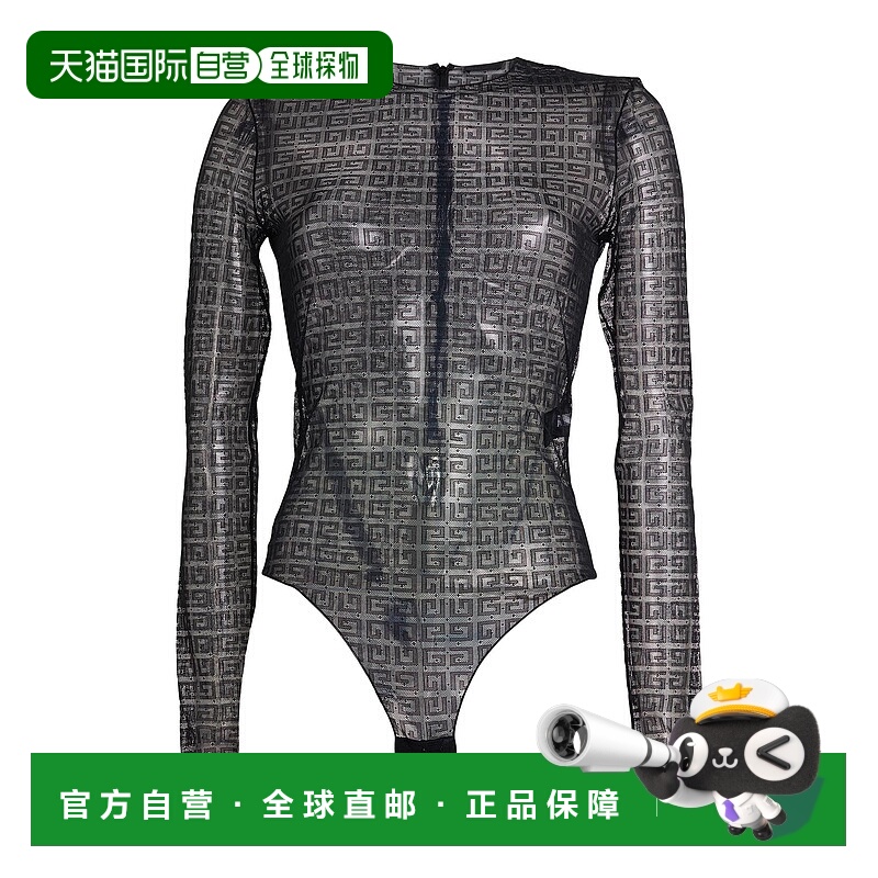 1h可退 香港直邮Givenchy 纪梵希 女士 连体衣 black黑色 舒适时