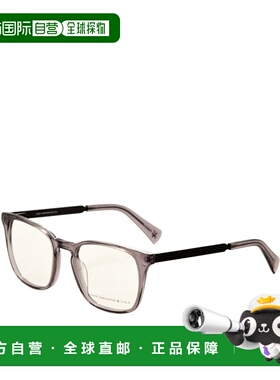 自营John Varvatos Men's 53 mm Grey Opticals - crystal grey