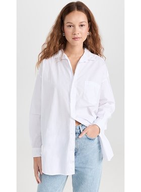 潮奢 Frank & Eileen 女士 Shirley 宽松款按钮式衬衫 FRANK30430