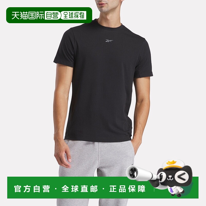 韩国直邮Reebok锐步男女同款T恤RETS5ER87BK