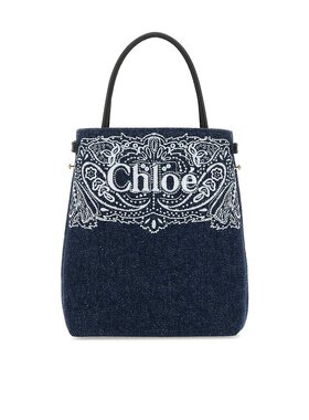 CHLOÉ 女士斜挎包 C24UP873N2845D SS2024 黑色 手提单肩包