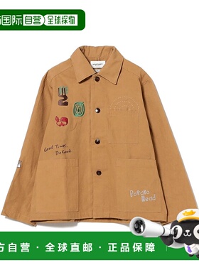 1h可退 日本直邮BEAMS 男装 自然染工藝 工裝夾克 刺繡設計 11186