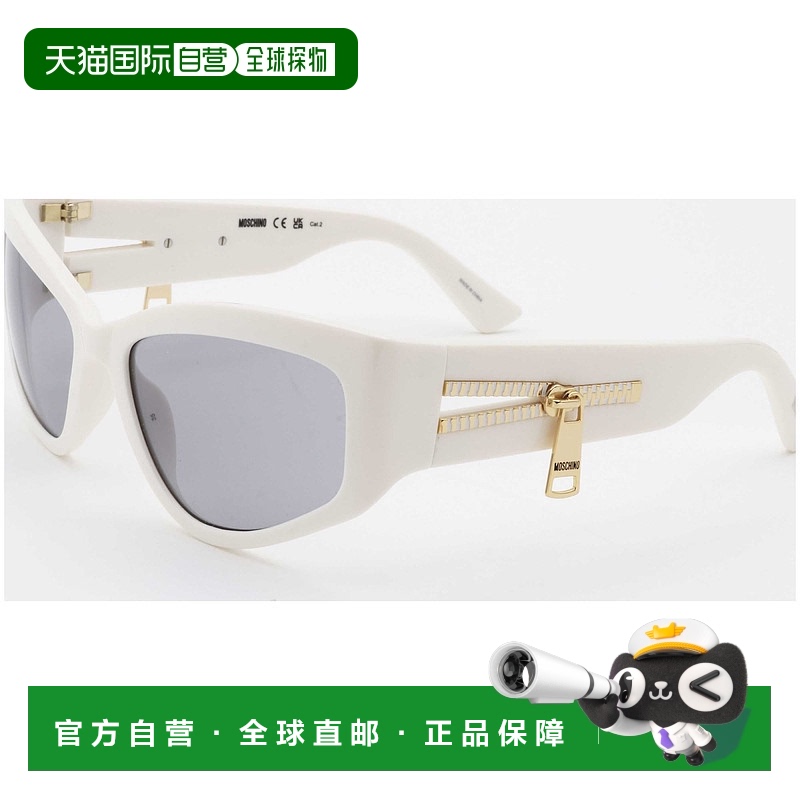 自营 Moschino女式59毫米白色太阳镜-象牙色 美国奥莱直发
