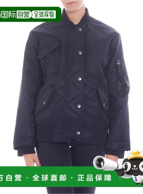 香港直邮KENZO 女士夹克 2BL0815AG76 SS2022 蓝色 Blue overfit