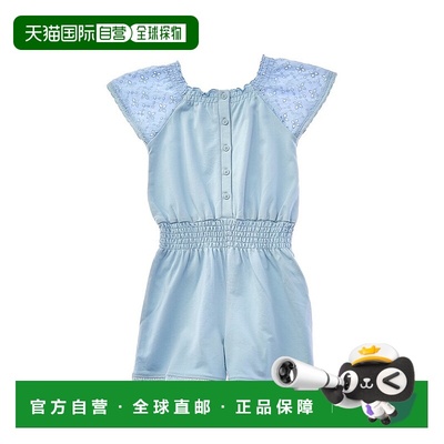 自营 Splendid Breezy Eyelet 连体衣 - 海洋 美国奥莱直发