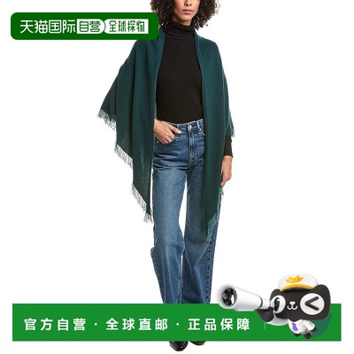 自营forteforteForte Cashmere Fringe Triangle Cashmere Wrap -