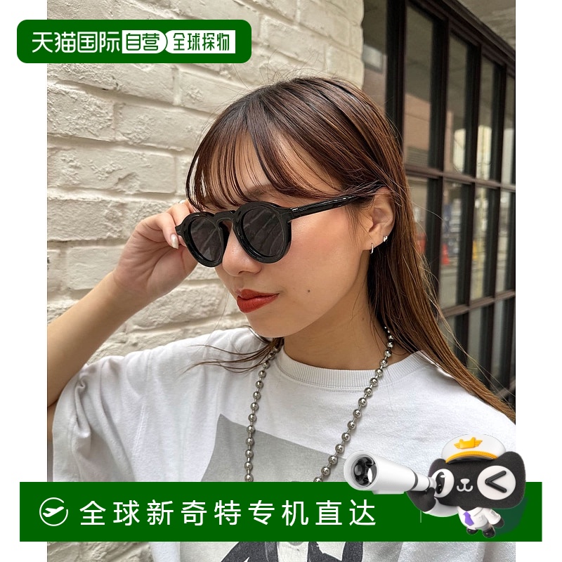 1h可退 日本直邮CIAOPANIC 女士复古圆形框边太阳镜 CPZ1051511A0