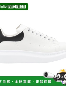 自营 mcqueen 麦昆 女士 女鞋经典黑尾礼物厚底牛皮百搭运动小白