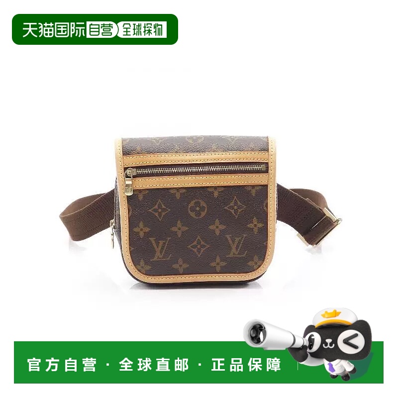 1h可退 日本直邮中古LV路易威登女包A级95新waist bag腰包涂层/防