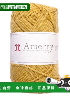 【日本直邮】和麻纳卡 col.3编制毛线 25g 110m 5个 2126  黄色