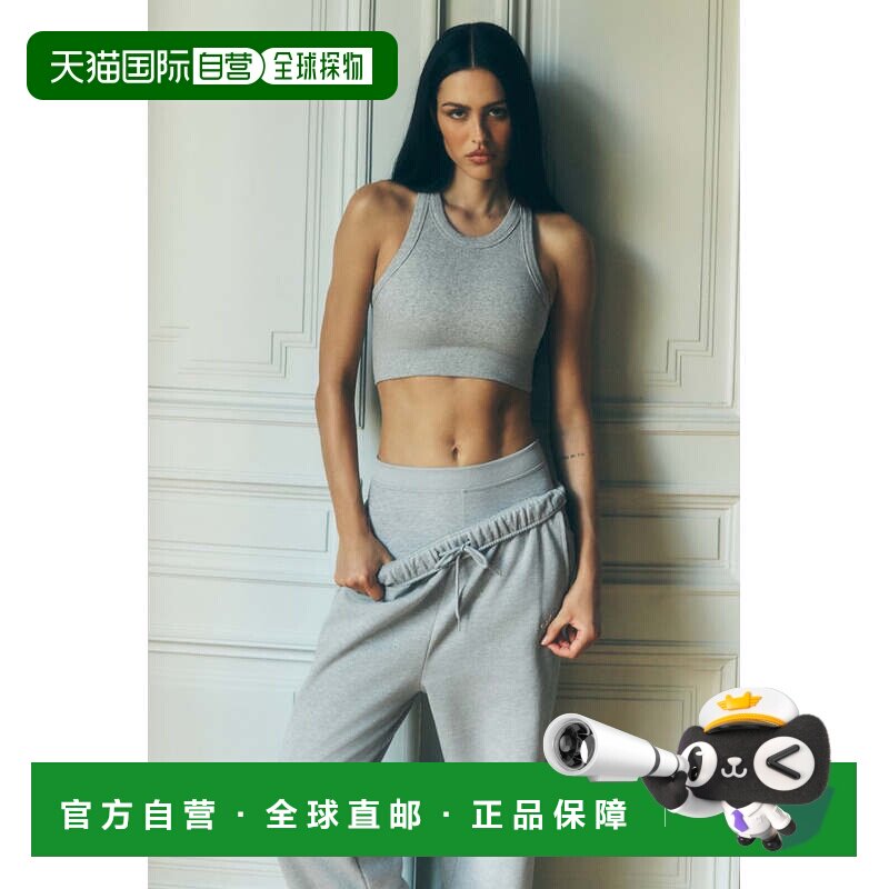 日本直邮Alo Yoga 运动内衣 无缝高领 灰色图片