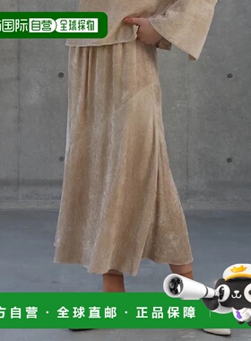 1h可退 日本直邮DRESSLAVE 女士亮面细细条纹伞裙 舒适轻松 高质