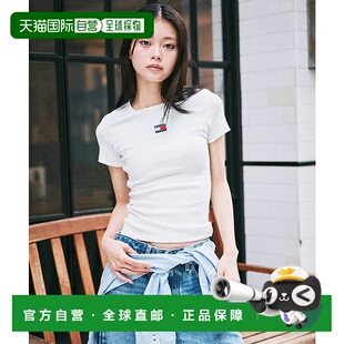 日本直邮TOMMY HILFIGER TJW SLIM BADGE RIB TEE 男士T恤 [TO320