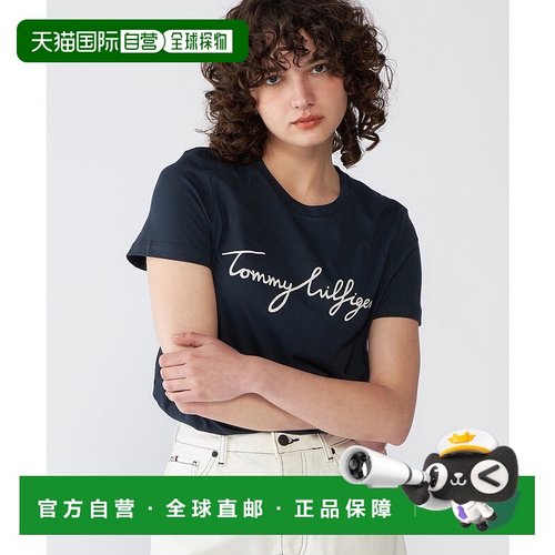 日本直邮TOMMY HILFIGER HERITAGE印花圆领T恤 [TO3203EW05229]