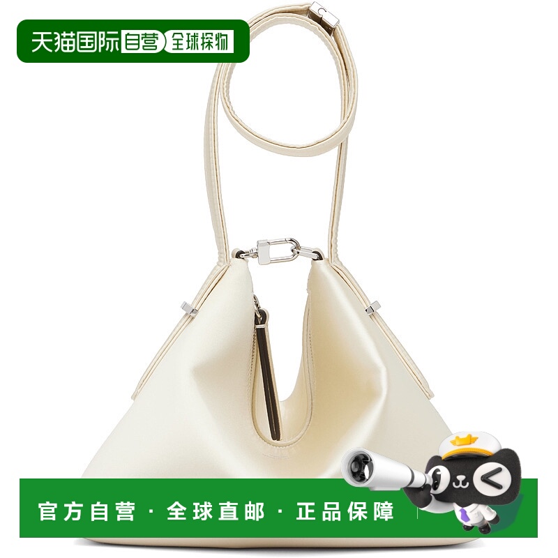 1h可退香港直邮潮奢 TOTÊME女士灰白色 Bevel Satin手提包 25