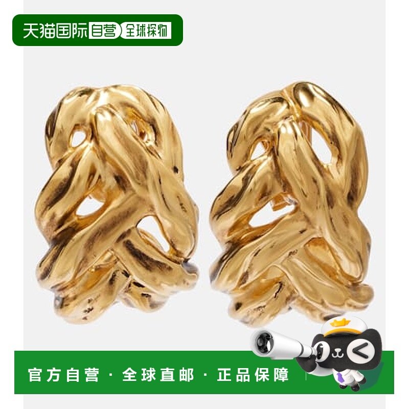 1h可退 香港直邮Saint Laurent 圣罗兰 女士 小麦色链条夹式耳环,饰品/流行首饰/时尚饰品新,耳环,淘宝优惠券,粉丝福利购,淘宝优惠卷