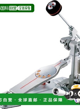 日本直邮Pearl DEMON架子鼓大鼓踏板鼓槌套装银色P 3000D