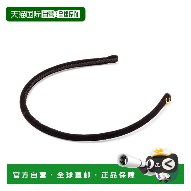 【日本直邮】Complex Biz丝绒细款发箍 咖啡头饰发带短发