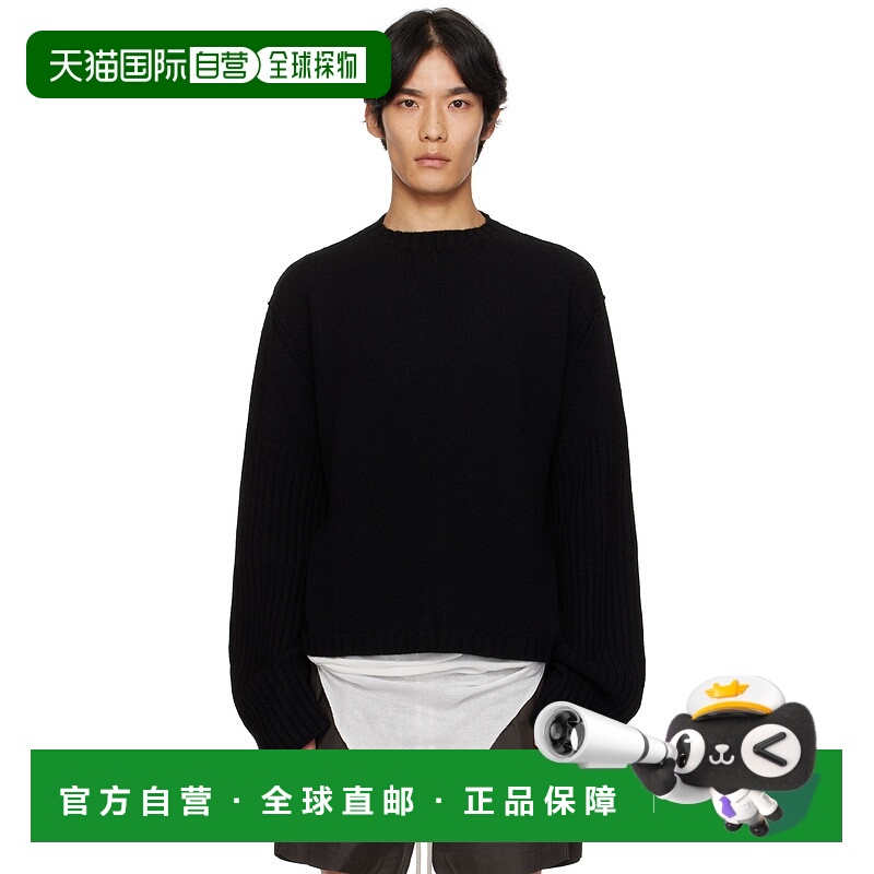 香港直邮rick owens 瑞克 欧文斯 男士 黑色 Concordians Round N