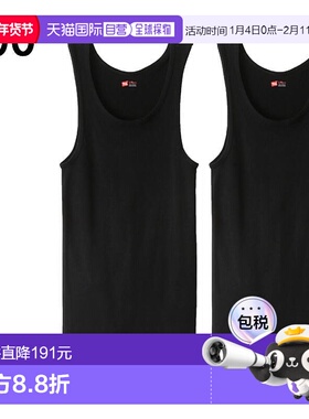 日本直邮Hanes 内衣两件装 A 恤HM2-K701010（白色）090（黑色）9