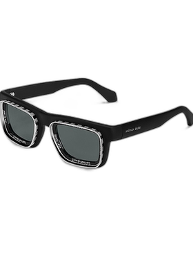 自营1h可退 欧洲直邮LV路易威登24新款 太阳镜男女通用黑色尼龙镜