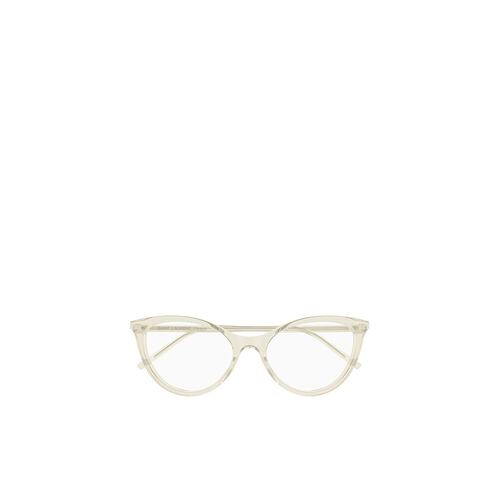 SAINT LAURENT 女士眼镜 SL833004 SS2025 白色 全框平光镜
