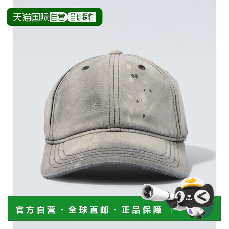 香港直邮潮奢 Our Legacy 男士 仿旧牛仔棒球帽 grey灰色 舒适时