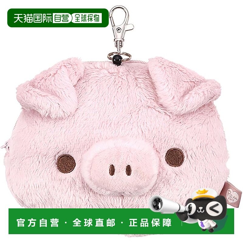 【日本直邮】Skater斯凯达交通卡套付卷盘 Pompon's猪 ZPAS1-A