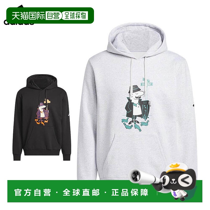 日本直邮阿迪达斯男士 Beyond the Course CHIP NYC 长袖连帽衫 K