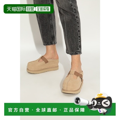 香港直邮UGG 女士拖鞋 11675500SAN SS2025 浅棕色 Platform slid