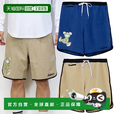 日本直邮RealBvoice 男士女士军熊混合弹力短裤半裤下装两栖海滩