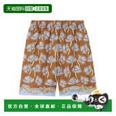 范思哲 男士 POPPIES 香港直邮Versace FOULARD真丝短裤 10024761