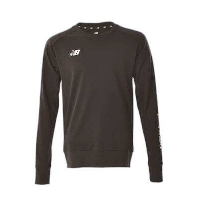 日本直邮New Balance Team Sweat Crew 男士服装 JMTF2380-BK 黑