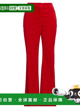 香港直邮Moschino 莫斯奇诺 女士 休闲长裤 red红色 舒适时尚