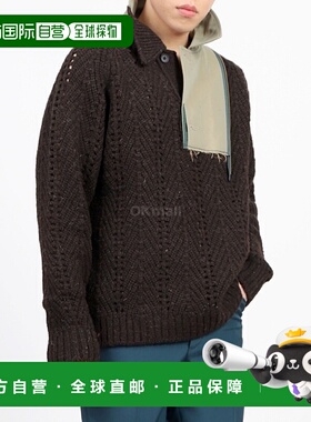 韩国直邮KOLOR 23WCM-N05303-B 针织棕色高领衫羊毛针织衫