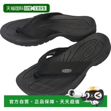 日本直邮KEEN 女士 Kona Flip TG 凉鞋黑色/蒸气色1029147新款