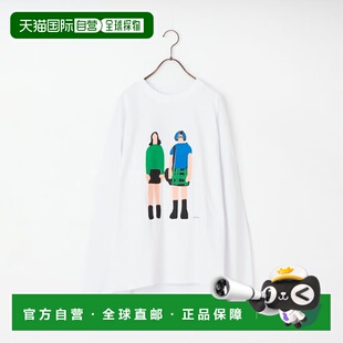 1h可退 日本直邮COTTON PAN 男装 长袖T恤 Ghost海报印花款 GHOST