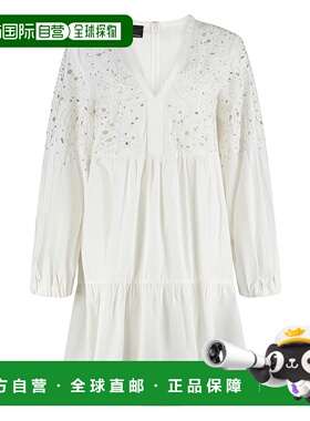 香港直邮PINKO 女士连衣裙 105008A2H0Z05 SS2025 白色