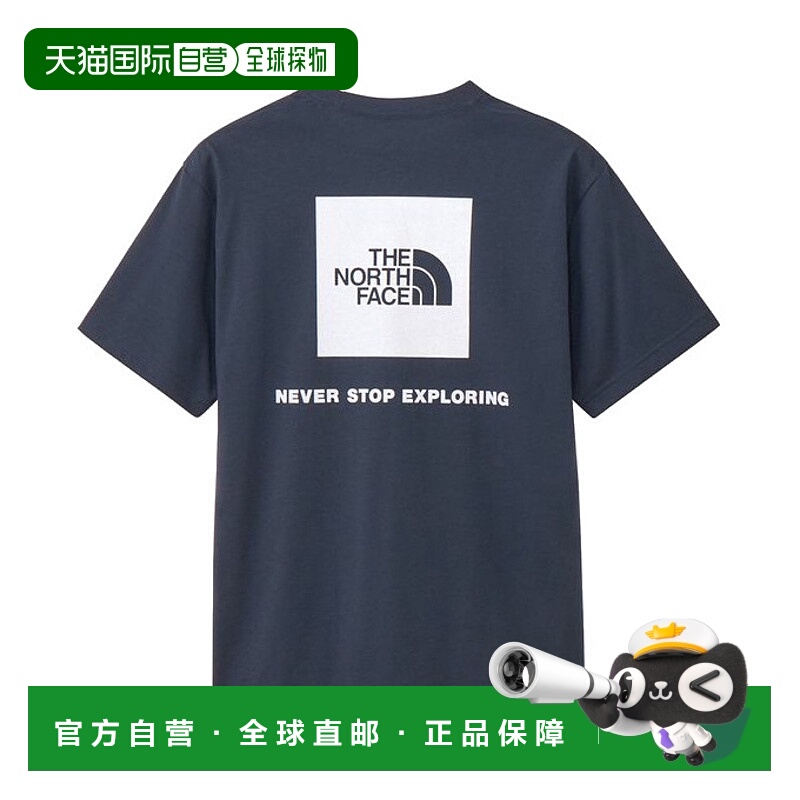 日本直邮The North Face 短袖包方形徽标 T 恤 NT32447 男士 Nort