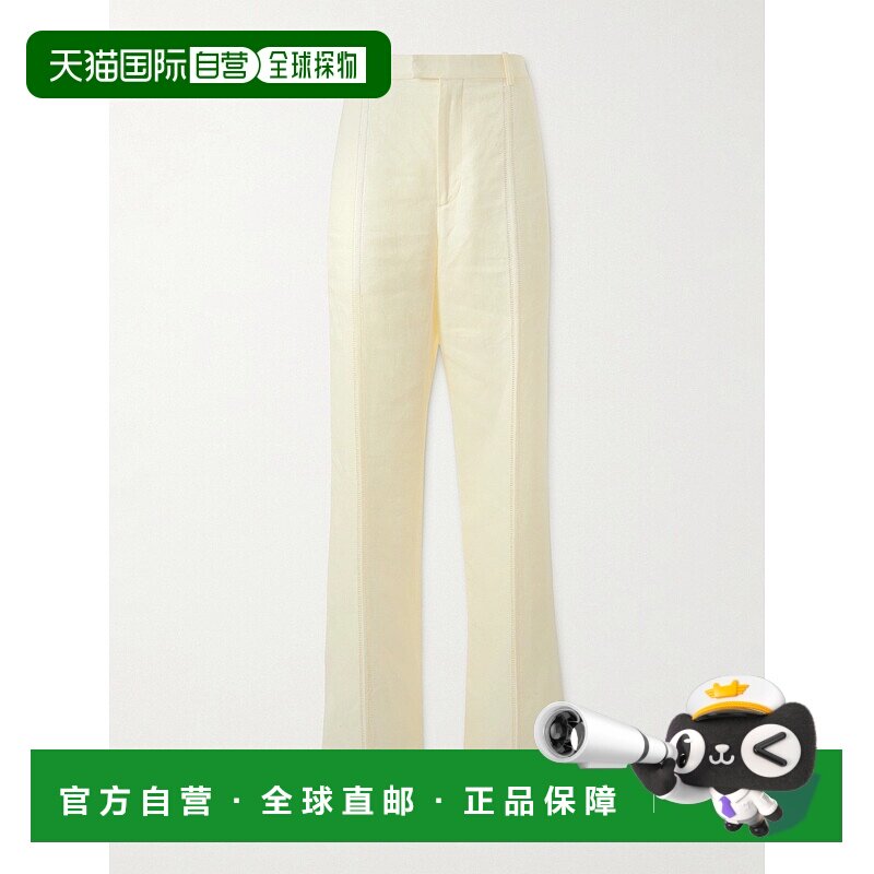 香港直邮Bottega Veneta 葆蝶家 女士 直筒休闲裤 792196V3Z90 - 天猫国际全球探物出品