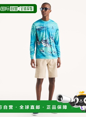 自营 Nautica男士Nautica Otf 10英寸钓鱼短款灰色石楠 美国奥莱